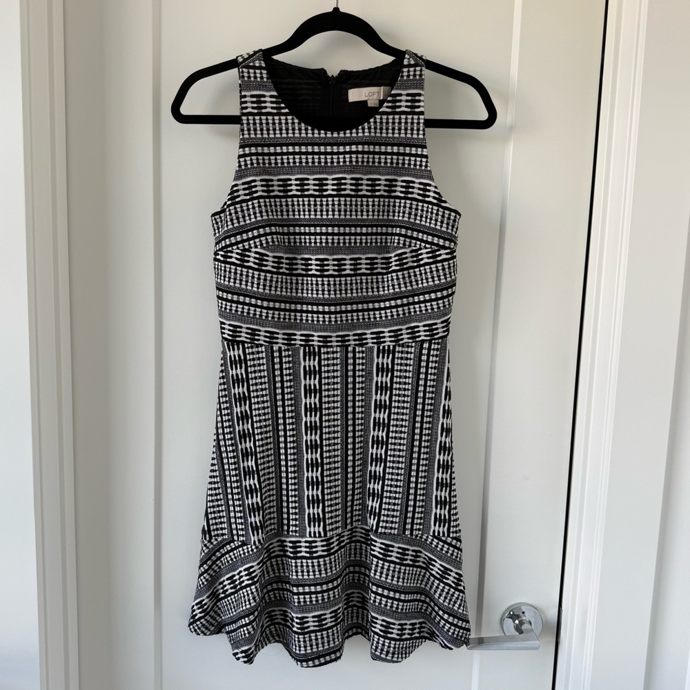 LOFT Geometric Mini Dress